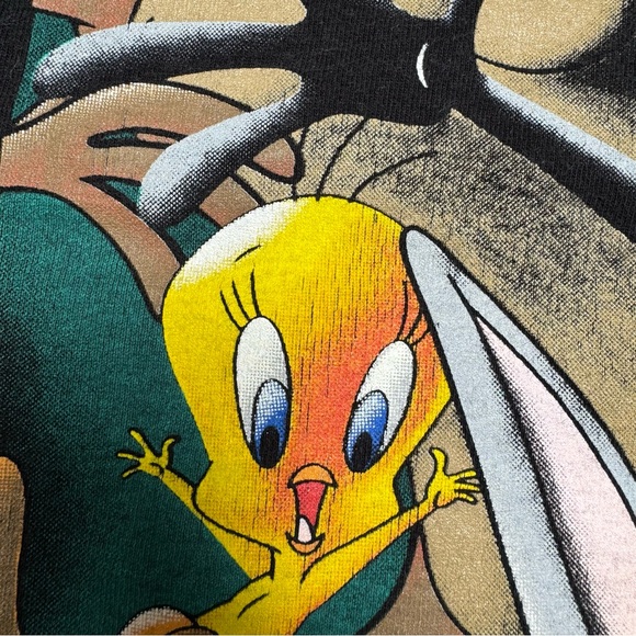 Vintage Looney Tunes 1996 T-Shirt Large single stitch - Picture 6 of 10